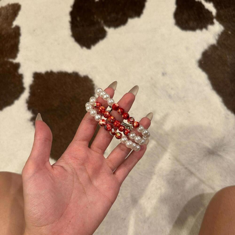 Women's Red and Multi Jewellery